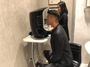 Aj Gibson getting a procedure done at Wave Plastic Surgery