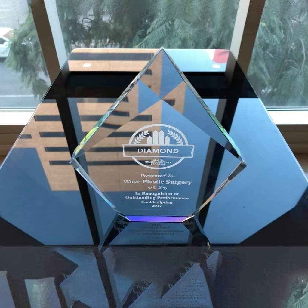 Wave Plastic Surgery Diamond Plaque