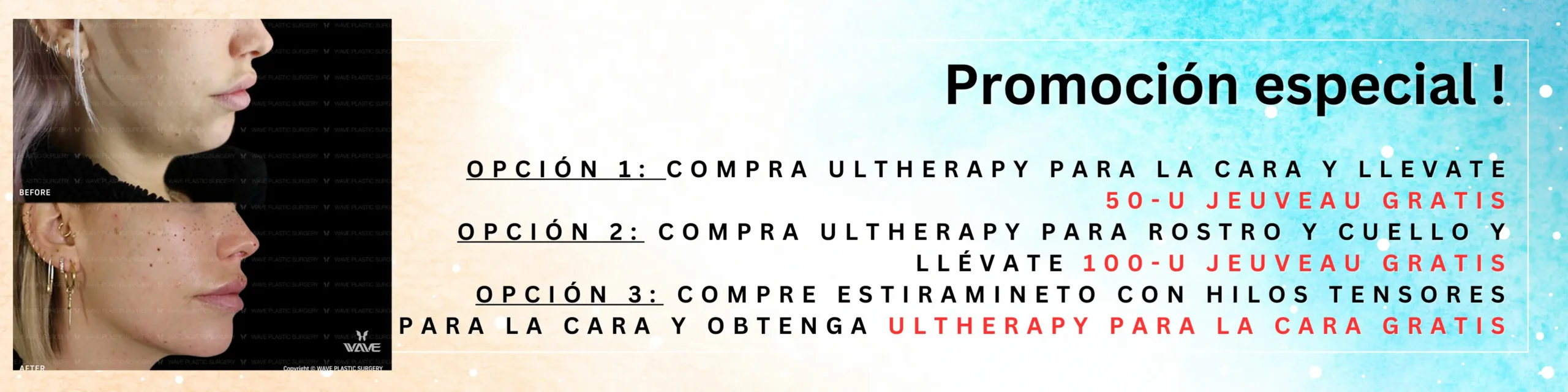 Ultherapy - Espanol Blue Sand White Beach Simple Watercolor Etsy Shop Banner scaled