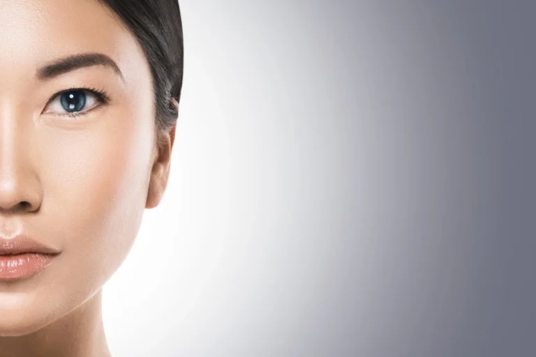 oculoplastic vs. plastic surgeon for eyelid surgery - half of asian female face
