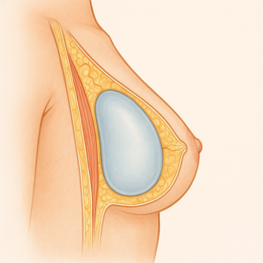 Breast Augmentation Subglandular Implant Placement