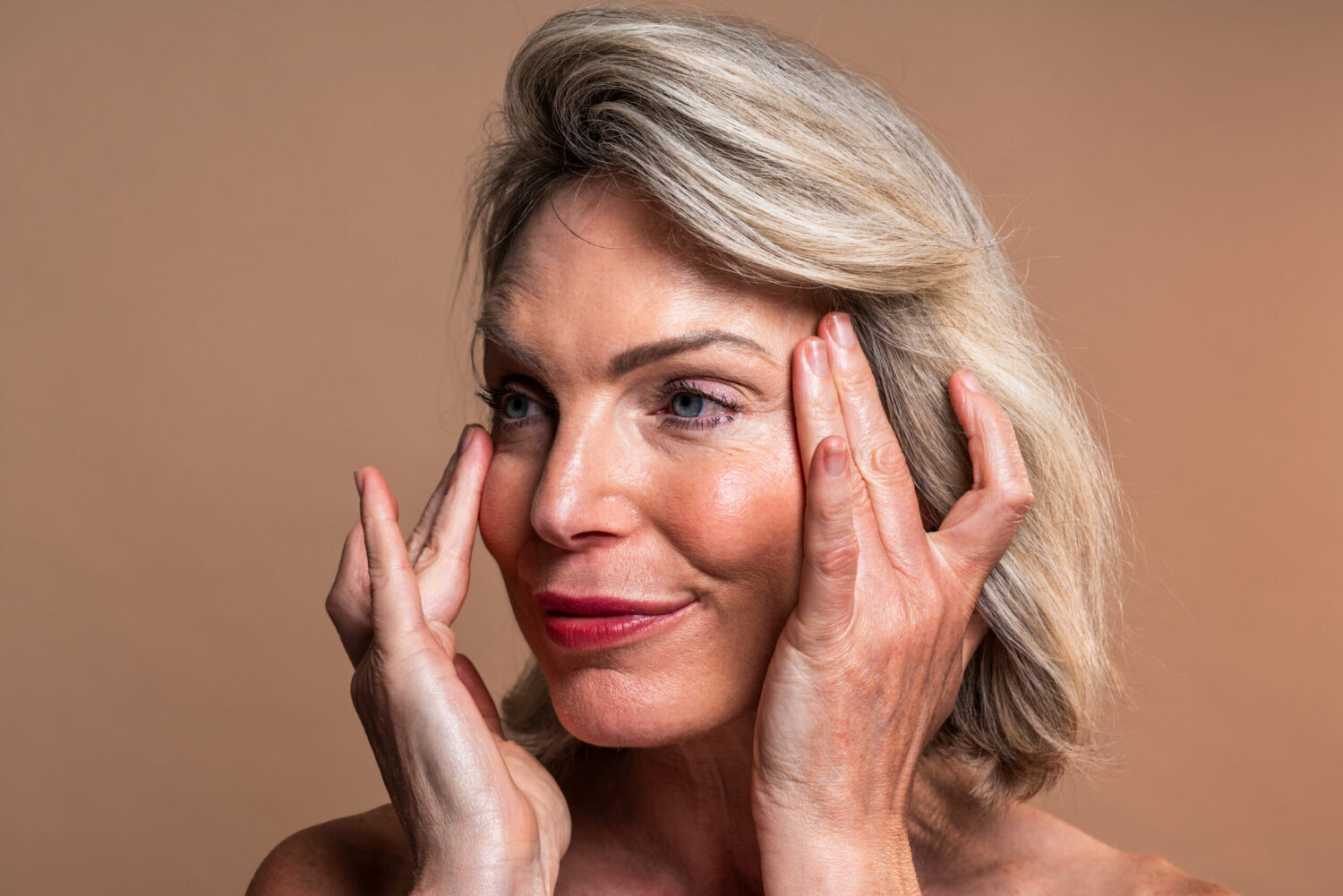 Deep Plane Facelift mature woman posing in studio 2026 03 25 08 37 22 utc scaled e1781112583733