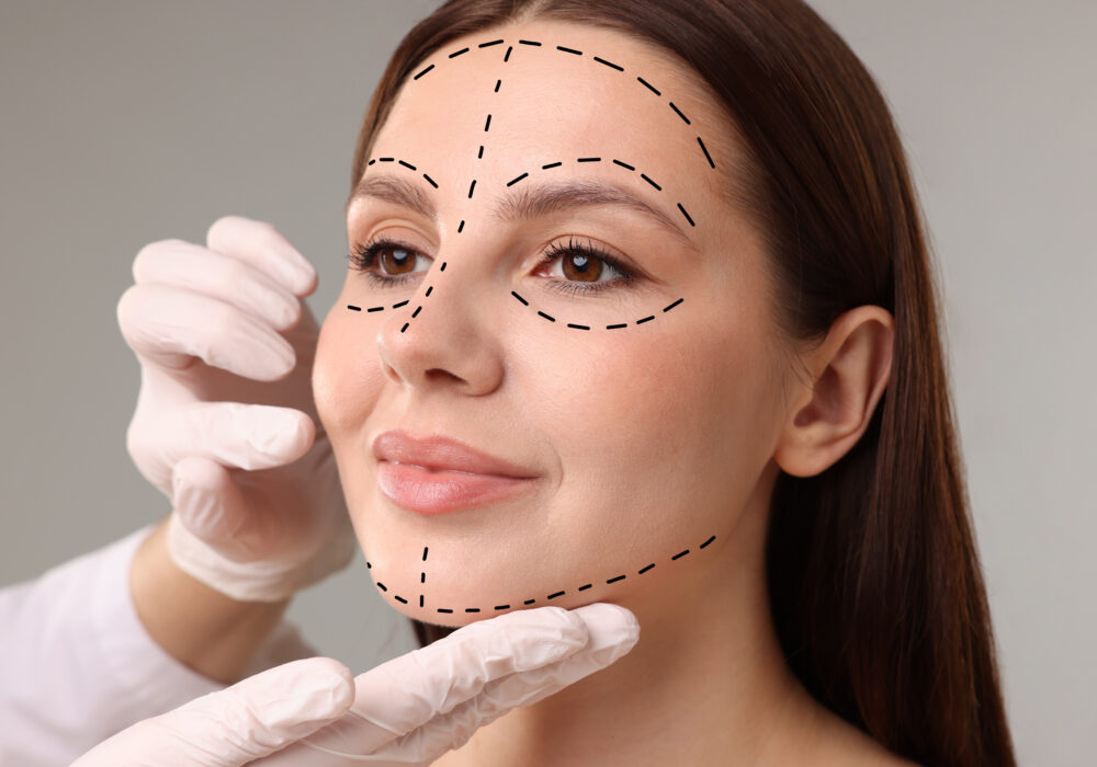 Deep Plane Facelift woman preparing for plastic surgery grey backgrou 2026 05 14 17 31 27 utc e1780515209769